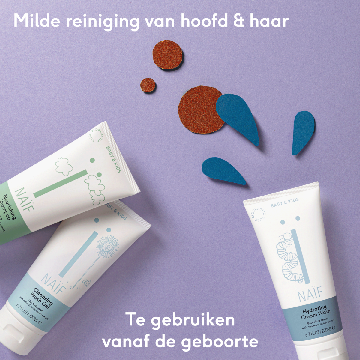 Naïf Voedende Shampoo voor Baby & Kids 30ml