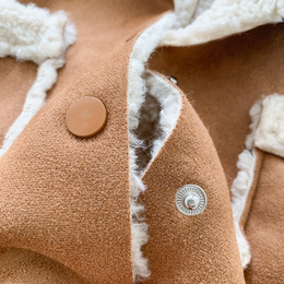 Giacca in pelle di agnello per bambini Annie & Charles®