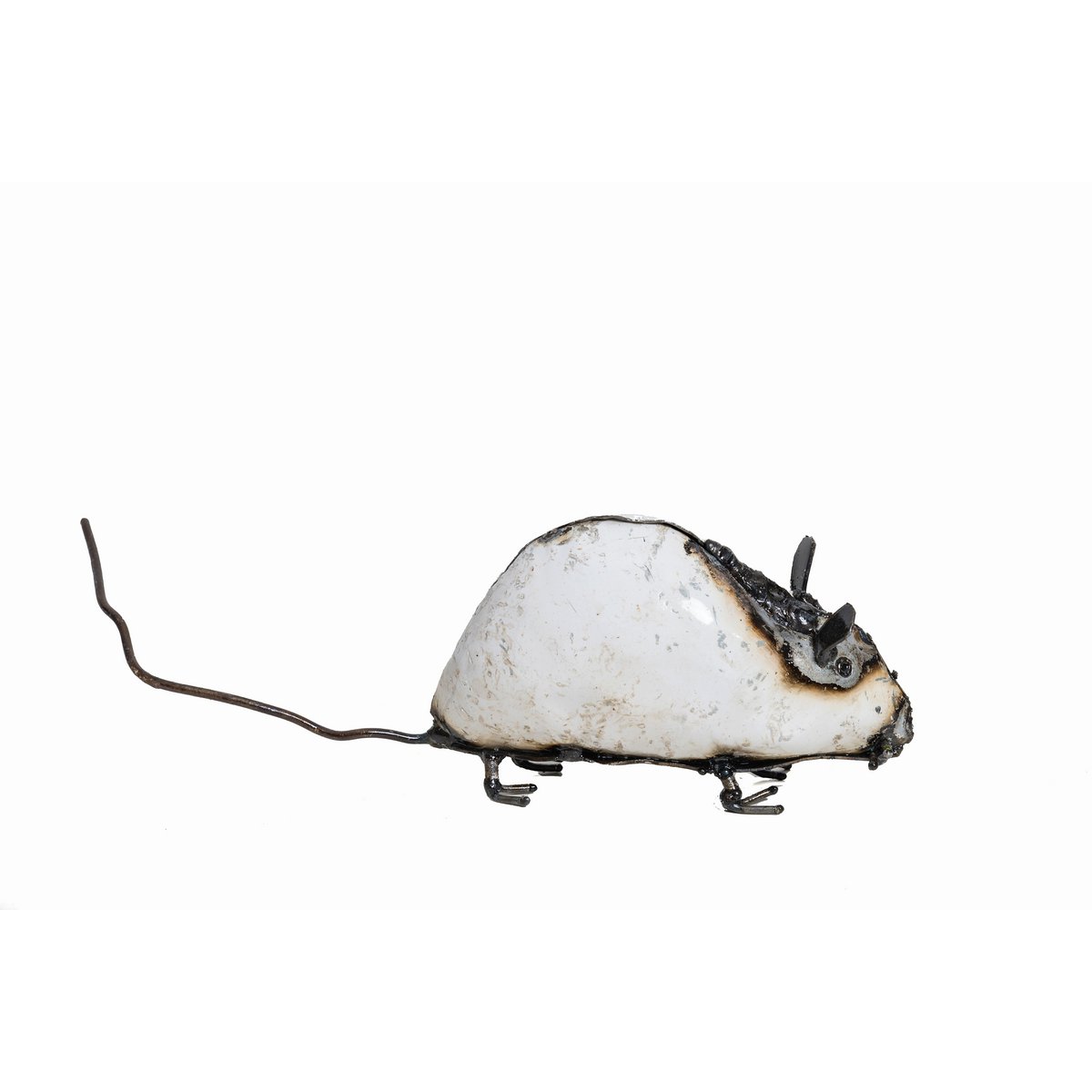 METALEN WITTE MUIS KLEIN