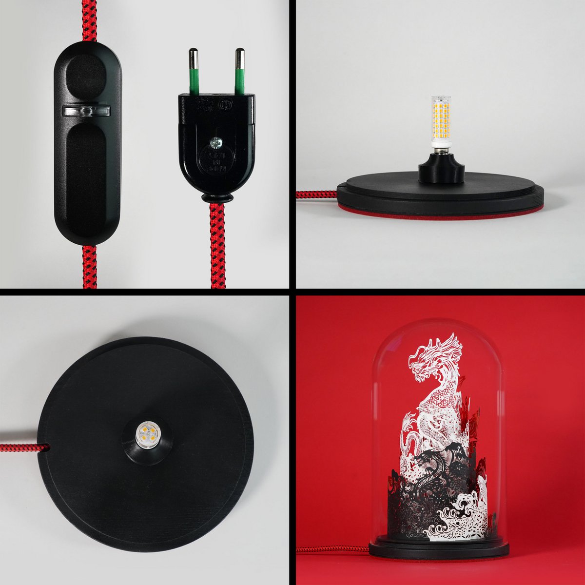 Spiro Dragon lamp (gigantische uitvoering)