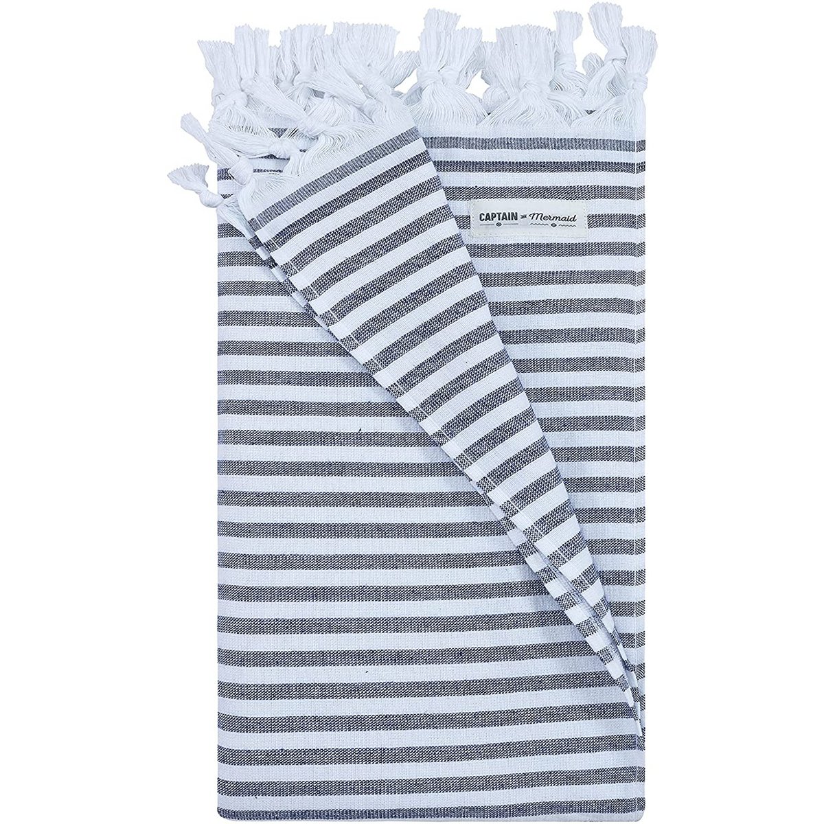 Premium frotté badehåndklæde 100% bomuld 170x90cm marineblå