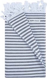 Toalla de playa de rizo premium 100% algodón 170x90cm azul marino