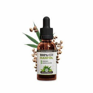 Sanuus 2in1 Bio Hennep Oil 100ml voor het immuunsysteem en voor afvallen