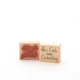 Stempel: Alles Gute zum Geburtstag  (Handschrift)