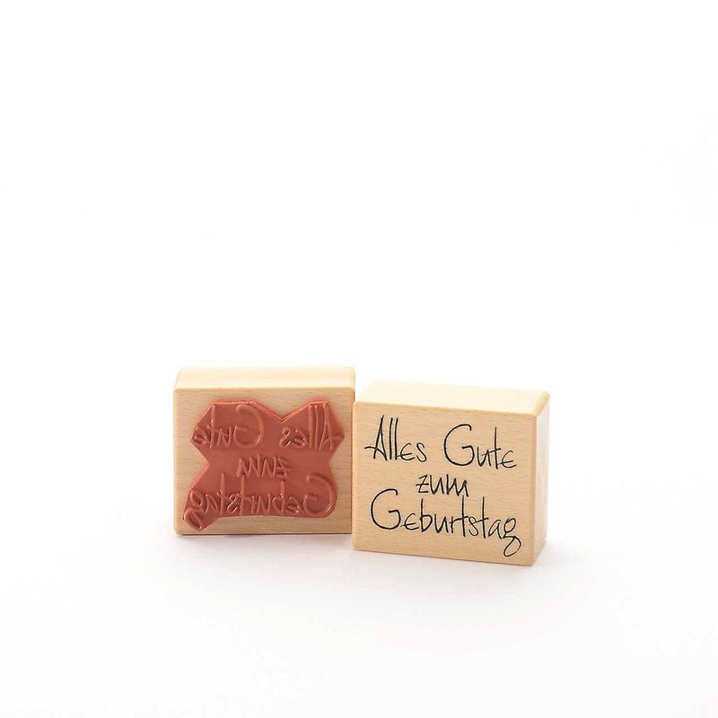 Stempel: Alles Gute zum Geburtstag  (Handschrift)