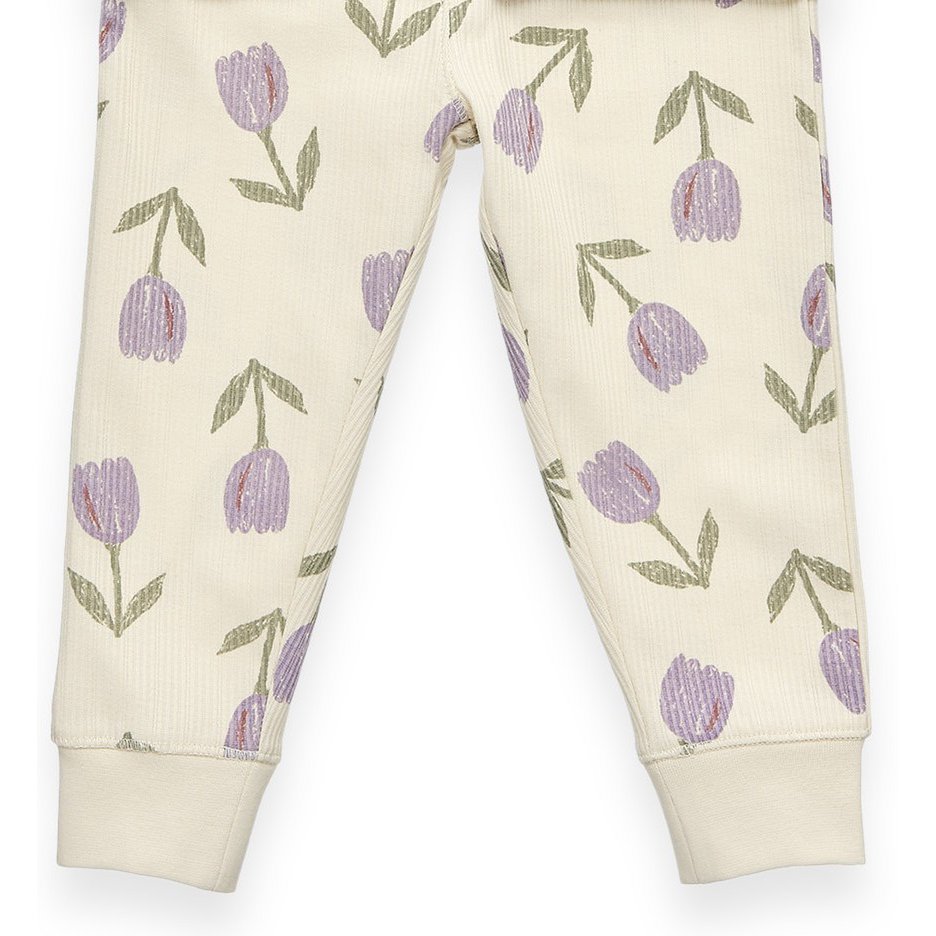 Pyjama 2tlg. - Drop Needle Struktur - beige