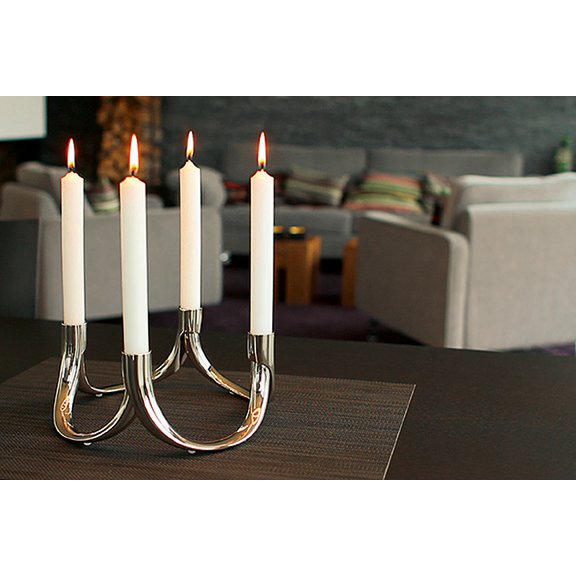 Bow 2 pcs candle holder