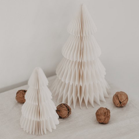 Papiertanne 2er Set nature (ve = 6 sets)