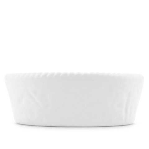 Round baking pan, 18cm, refractory white