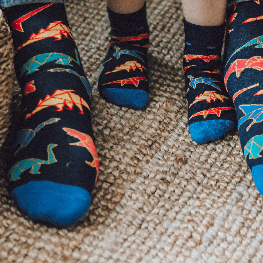 Dinosaurier-Socken für Kinder