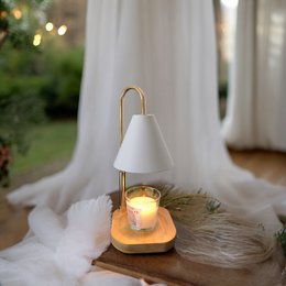 Zachte warmteverspreider - Candelia - elektrische brander voor geurkaars - geïntegreerde dimmer - decoratie en cadeau-idee