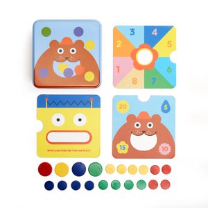 KIDOKI On The Go 3 in 1 Tiddlywinks Game