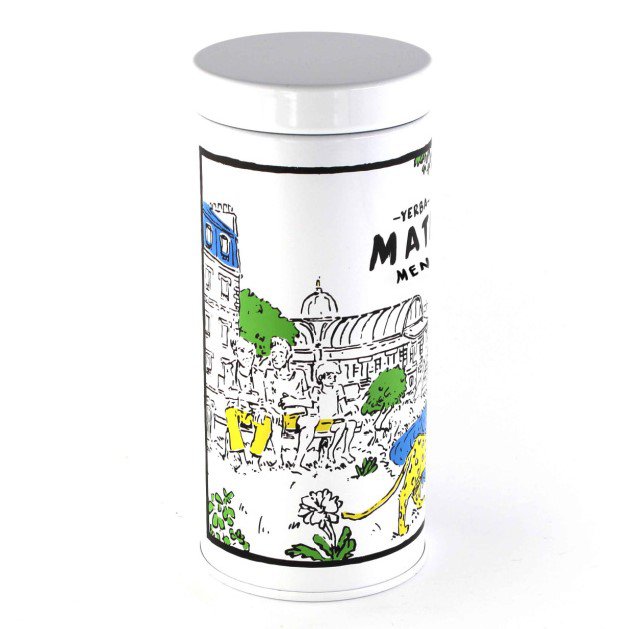 Biologische Mint Mate - 100g blikken doos mate