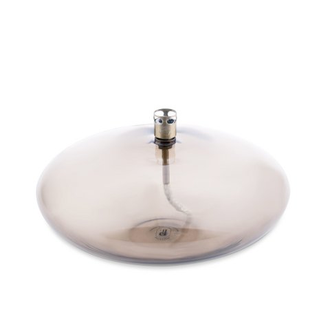 Olielamp Disc champagne brass L