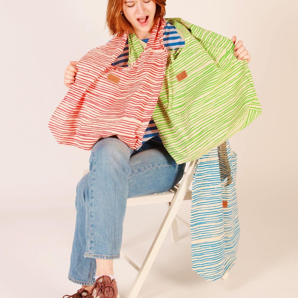 Bolso shopper "Big Kwook" - Azul