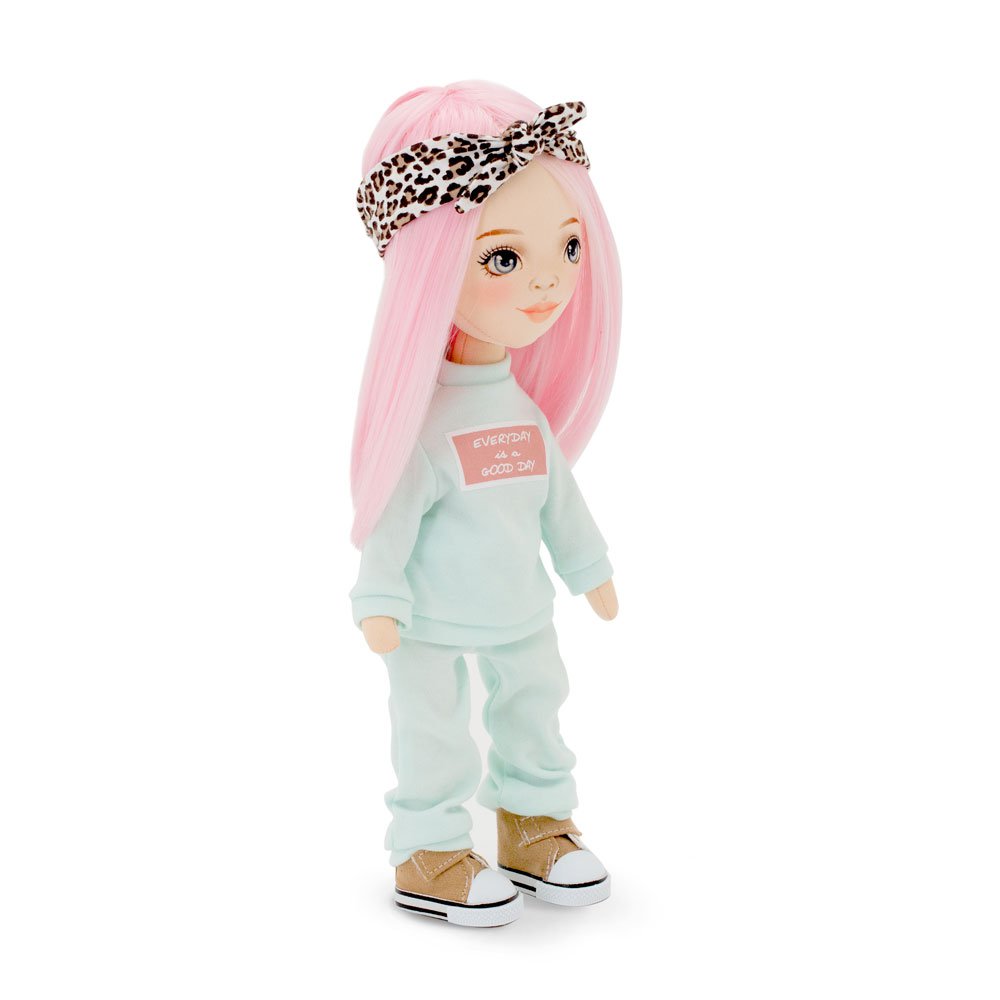 Soft toy, Sweet Sisters - Billie in a Mint Tracksuit + bonus accessories set (35cm)