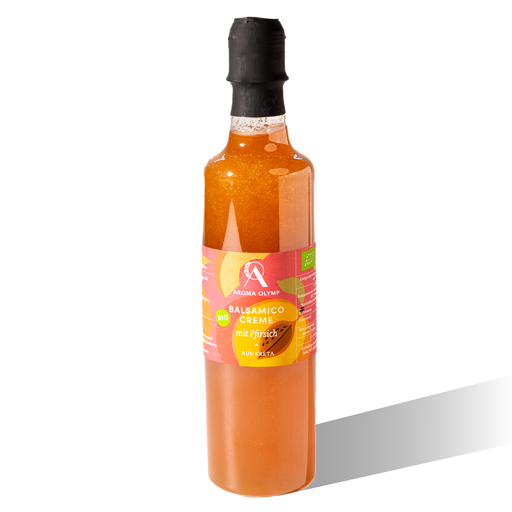 Bio balsamic cream with peach