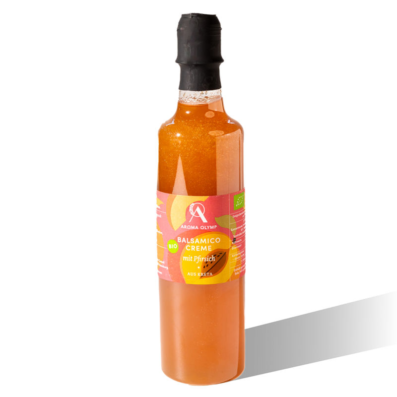 Bio balsamic cream with peach