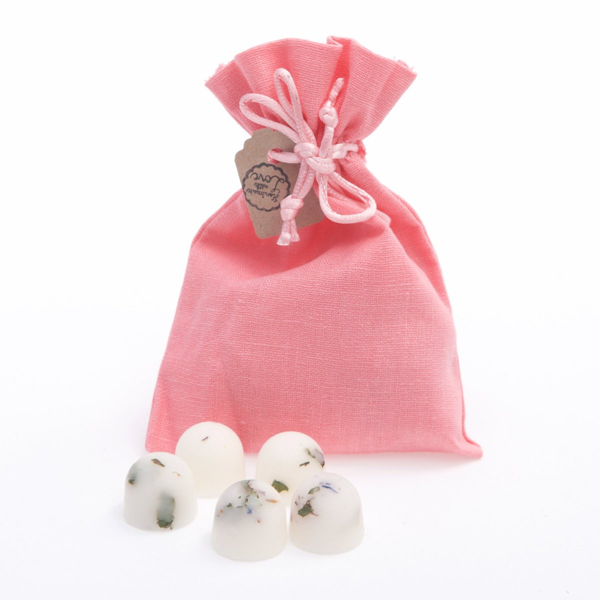 Scented Natural Wax Melts in Linen  - Jasmine