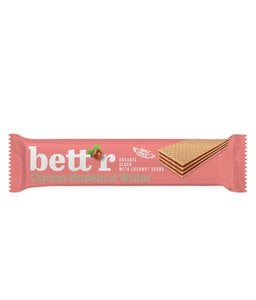 Cocoa Hazelnut Wafer, organic, Bett'r, 30g