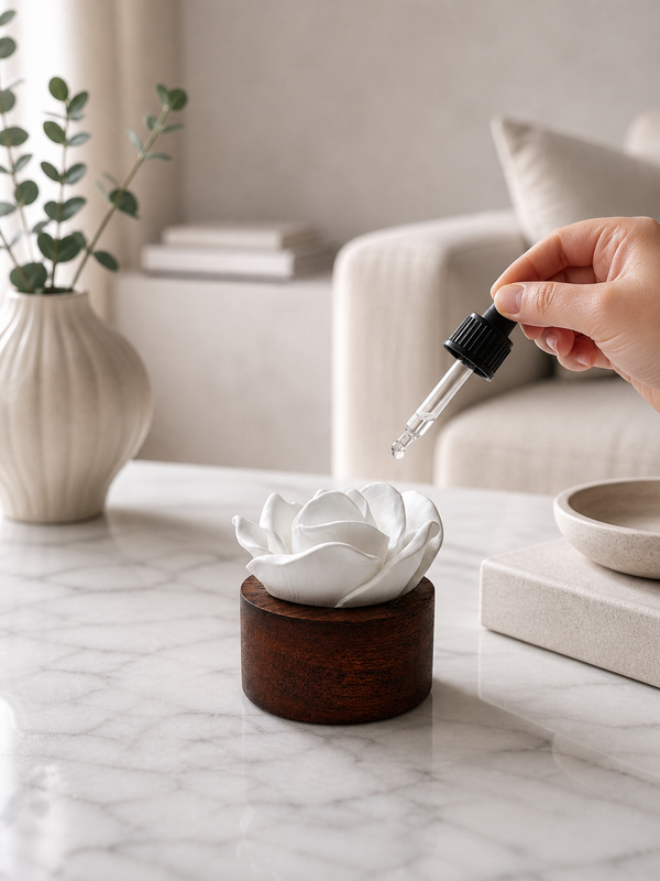 Diffuseur de fleurs en céramique fait à la main