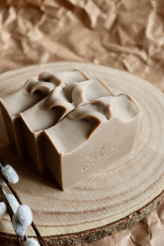 Sapone naturale "Orange & Patchouli", vegano, olio di palma senza
