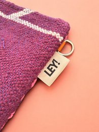 Tasche - farverig linje - 20x30