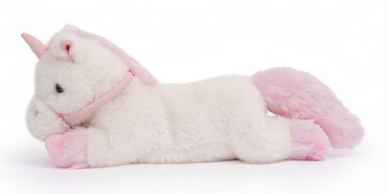 One Love Cuddly Toy - Unicorn Spirit White and Pink