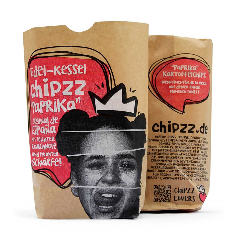 Kartoffelchips Chipzz Paprika