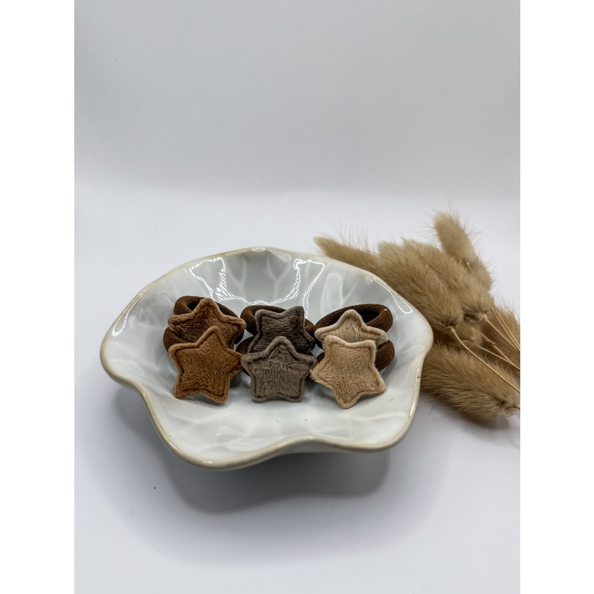 Set von Haarelastiejes Weihnachten - 10