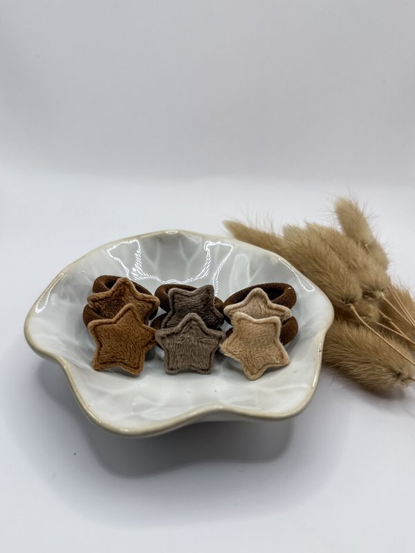 Set von Haarelastiejes Weihnachten - 10