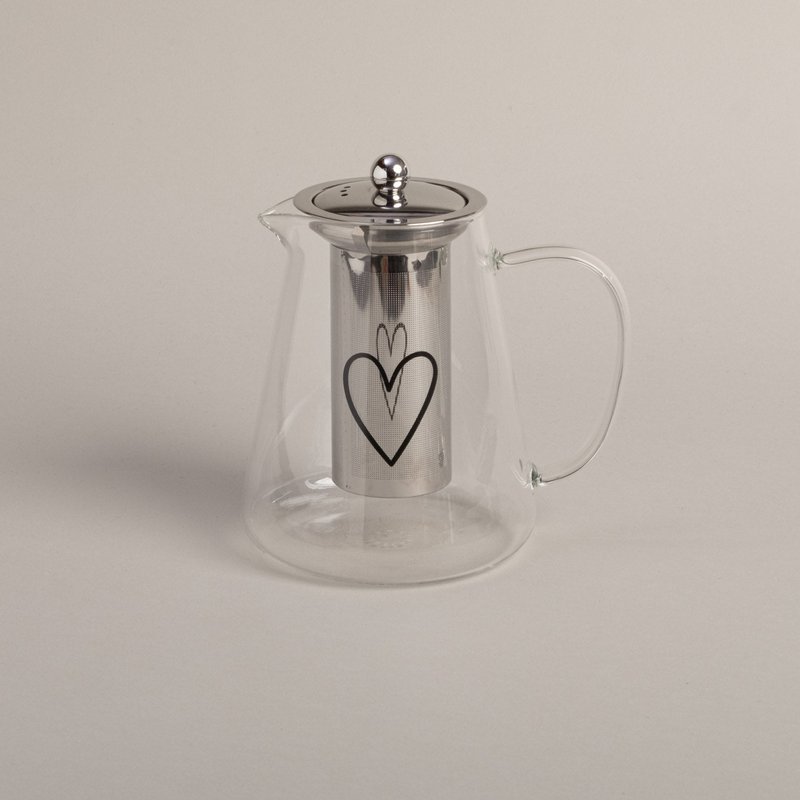 Theepot hart (VE = 4 stuks)