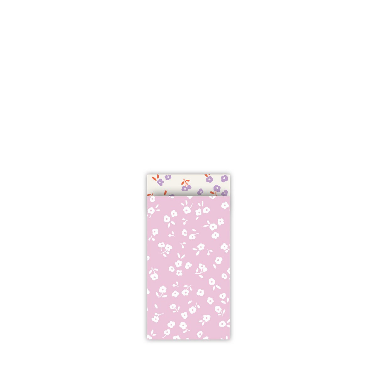 7x13cm roze/wit