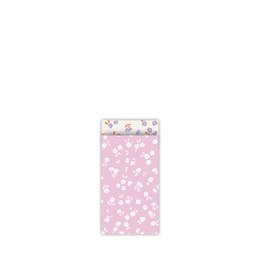 7x13cm roze/wit
