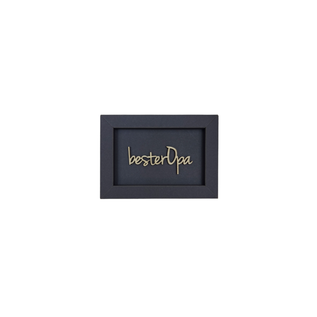 BEST OPA frame card wood lettering magnet