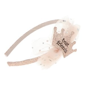 Kinder Hoofdband voor Haar met Glitter - Tule en Kroon