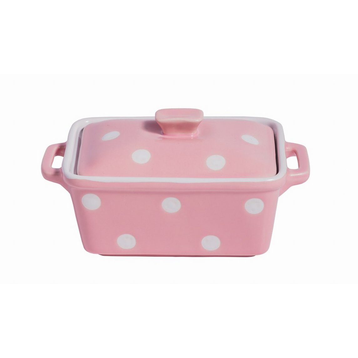 Różowa maselniczka w kropki Isabelle Rose