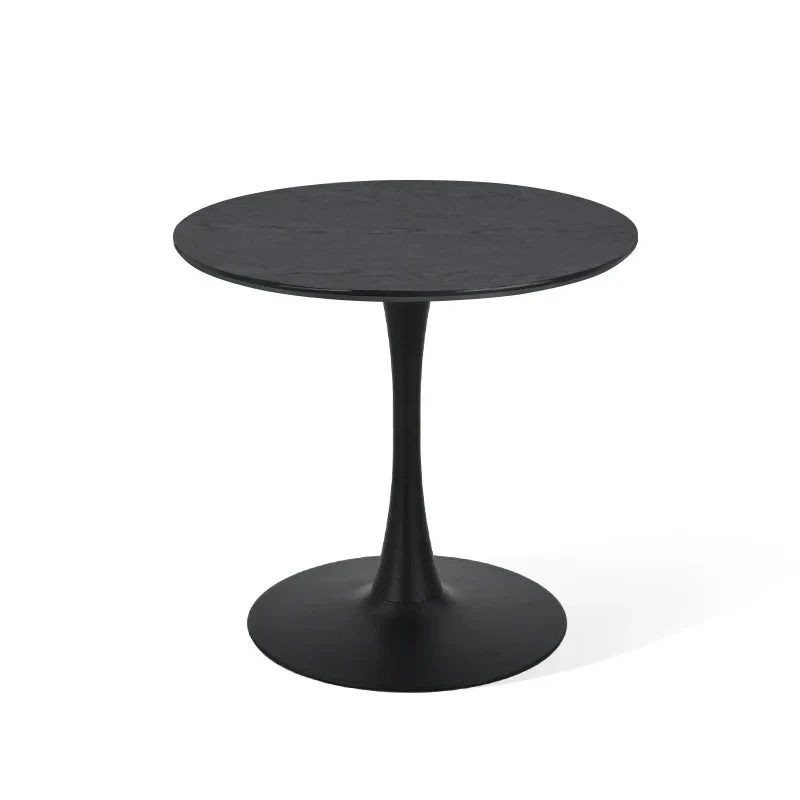Tiana Round Dining Table [Travertine] [80 cm]