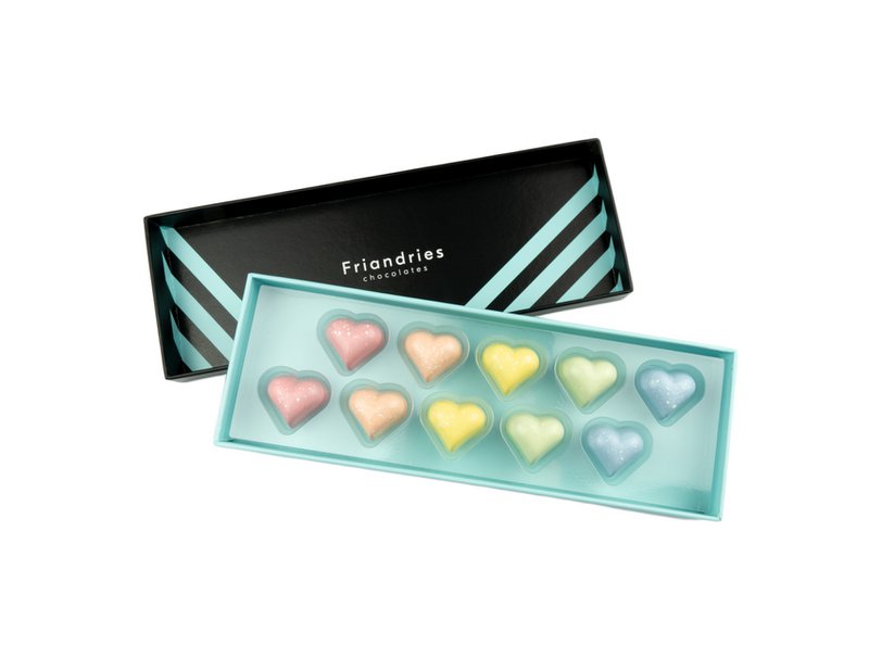 Chokoladebonbons - Mashmallows - Love Collection (10 stk)