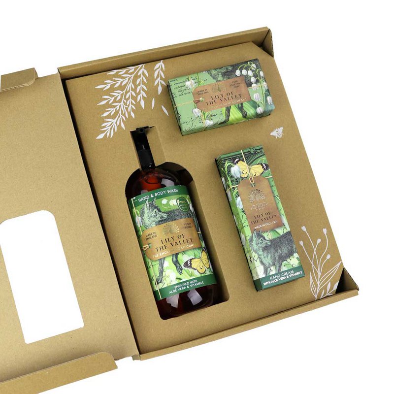 SAVON ANGLAIS C° Mains & Corps - Coffret Cadeau - Muguet