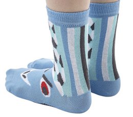 Chaussette enfant marionnette requin