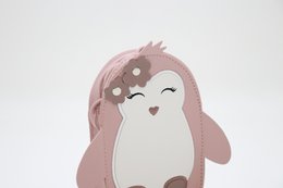 Lycchi shoulder bag - The adorable baby pinguin - pink