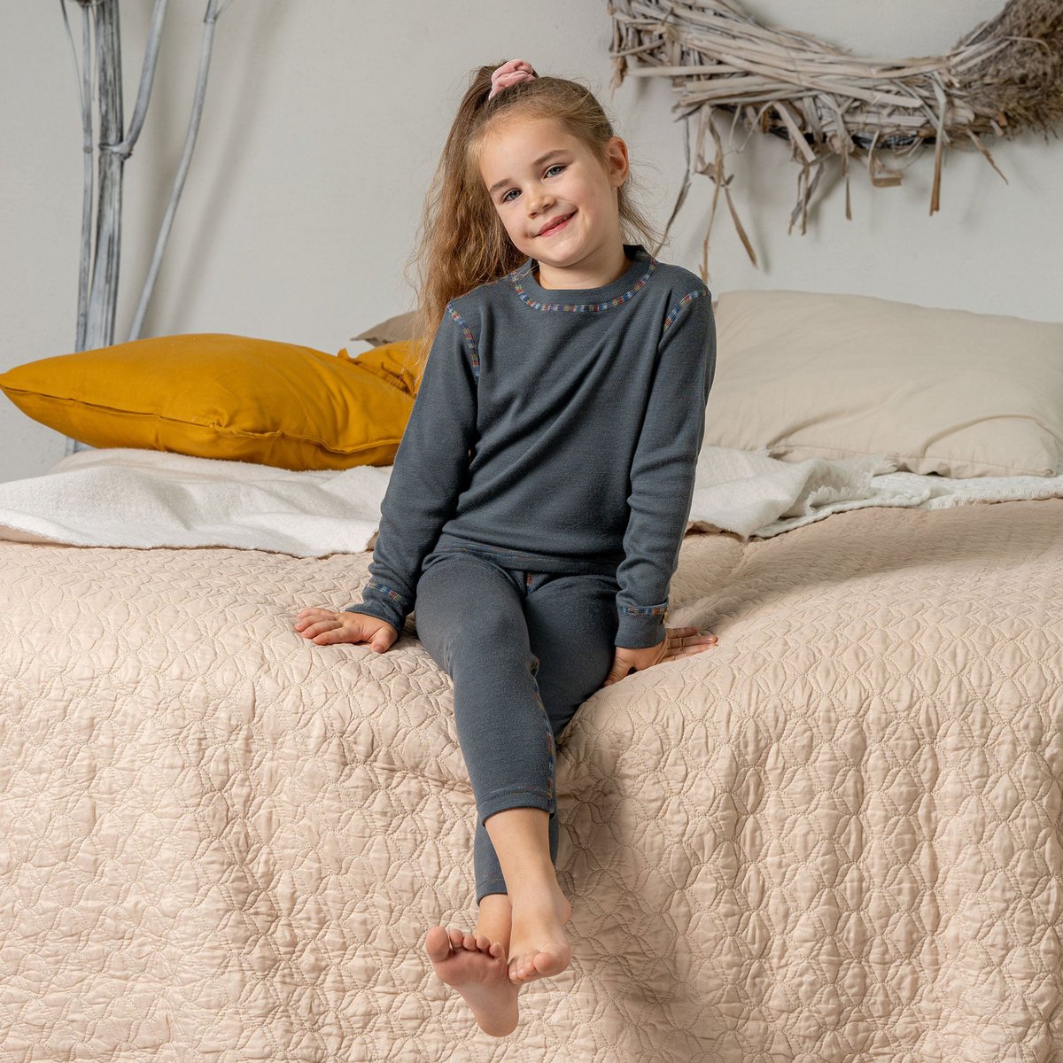 Kinderhose Merino 250 Perfect Grey