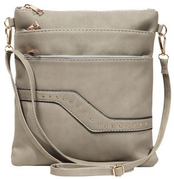 Borsa a mano da donna "Crossbody Bag" in similpelle, beige