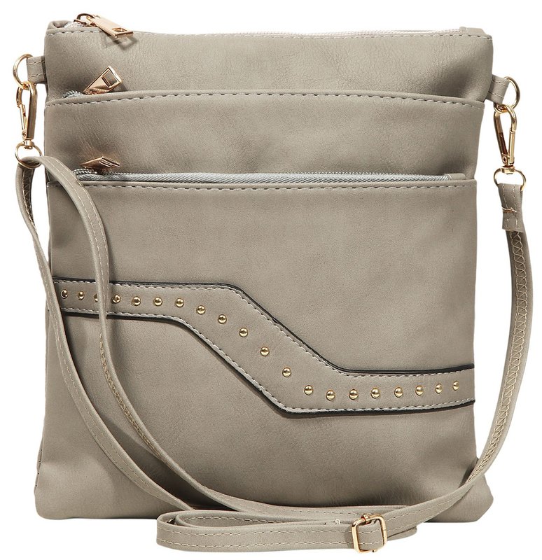 Women's handbag "Crossbody Bag" made of imitation leather, beige
