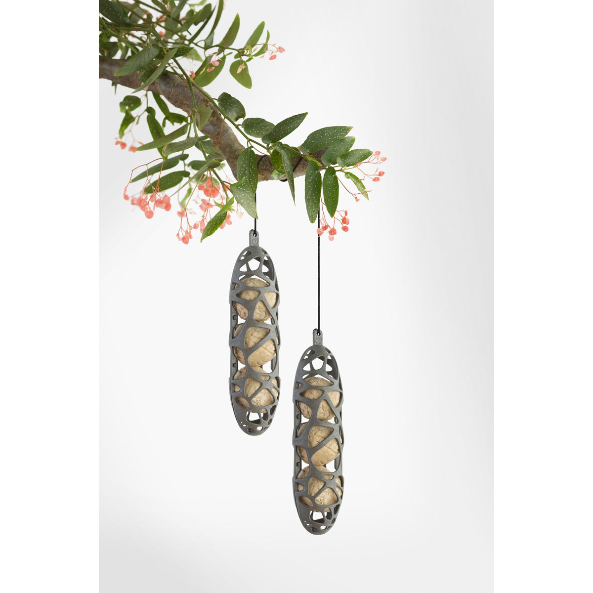 Giftbox recycled plastic bird feeder Sam + food