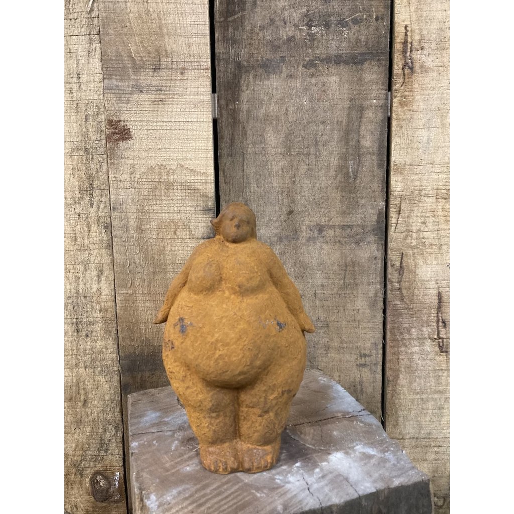 Stojąca kobieta żeliwna, 16x11x24cm, 3kg