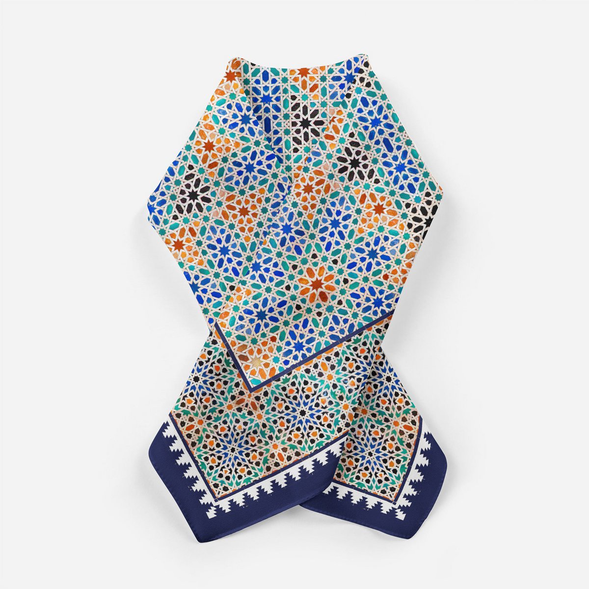 Square Scarf Blue Madiya
