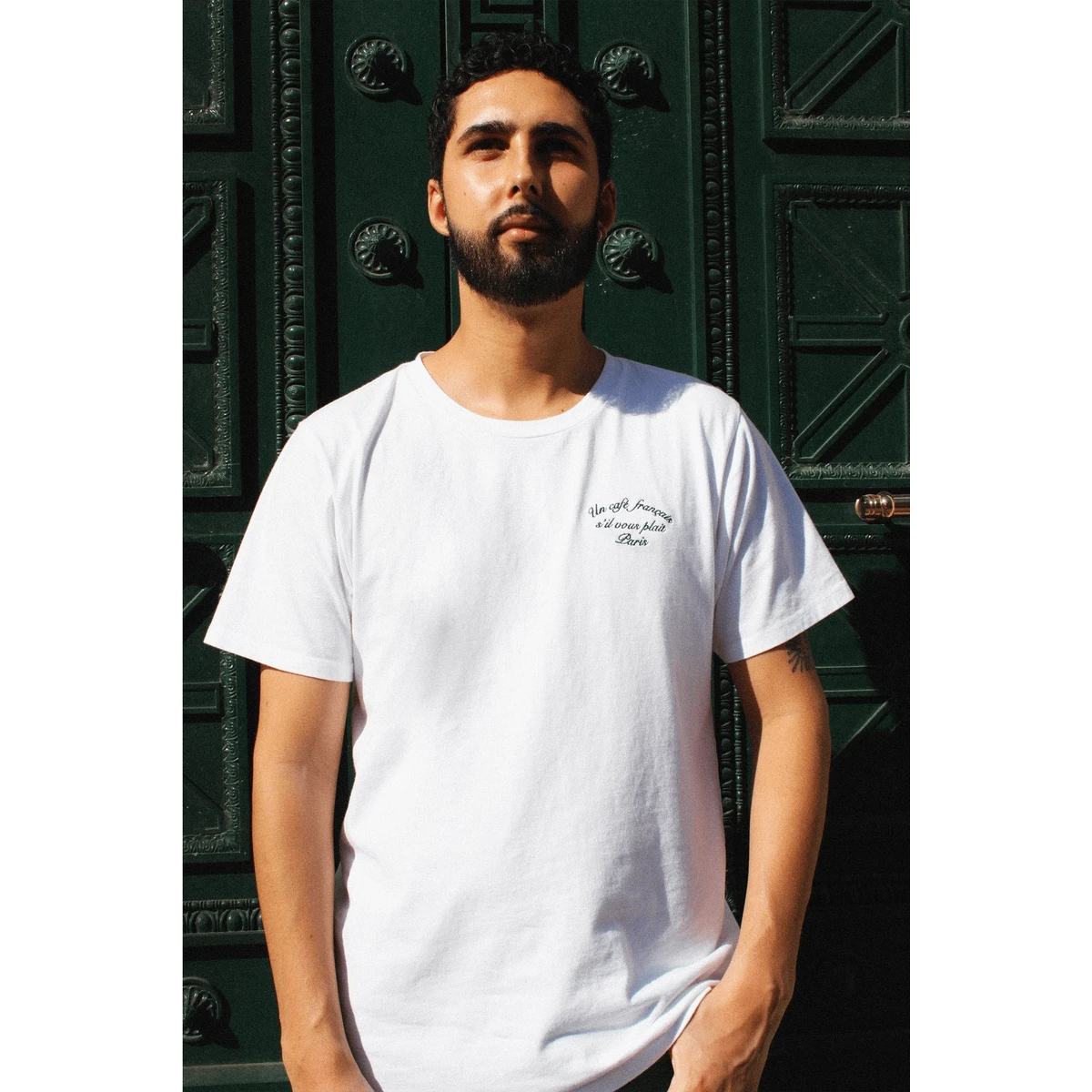 Cotton embroidered t-shirt