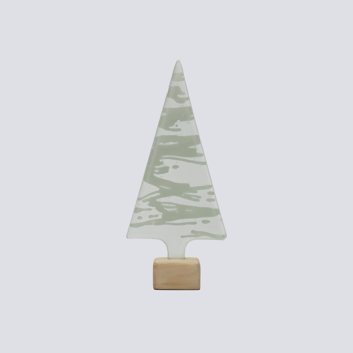 Xmas Tree Medium 8.5x18 White Garlands